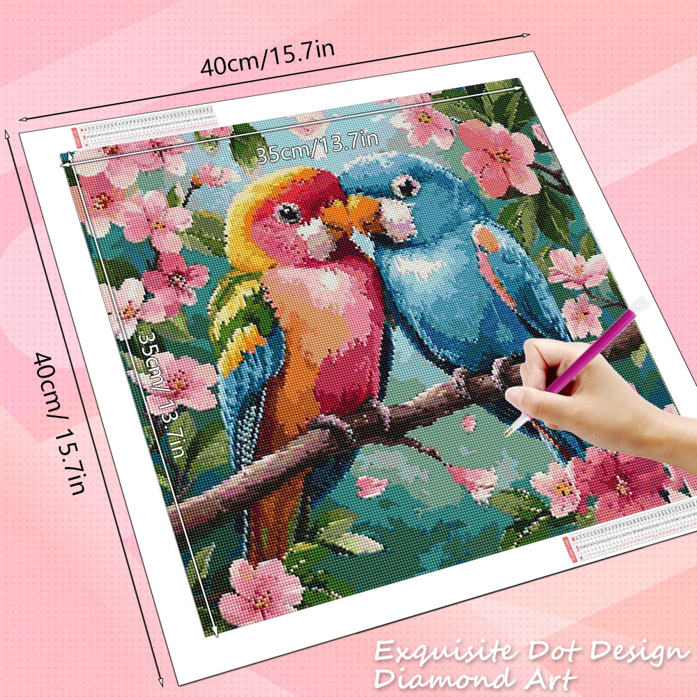 HUACAN Diamond Painting Bird F - Photo Mosaic Print 评论和价格