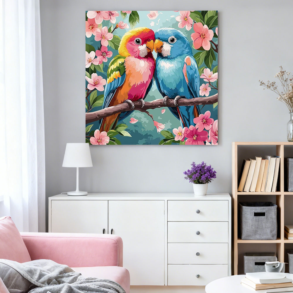 HUACAN Diamond Painting Bird F - Photo Mosaic Print 评论和价格