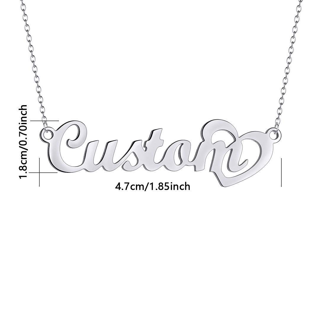 Customized Name Necklace with  - Name Necklace Custom 评论和价格