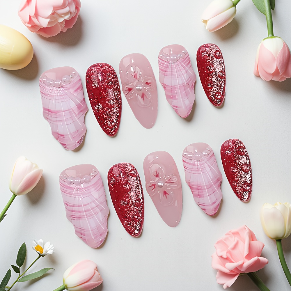 10pcs Medium Almond Handmade P - Pressed Flower Art 评论和价格